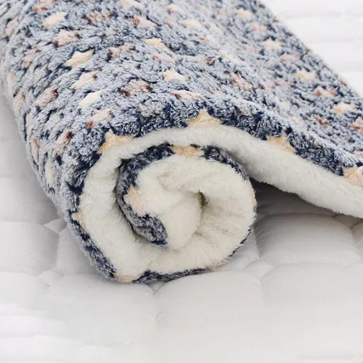Cozy Cat Calming Blanket Kitten Blanket With Cute Paw Print Pattern Soft Puppy Dog Blanket Small Medium Large Soft Pet C