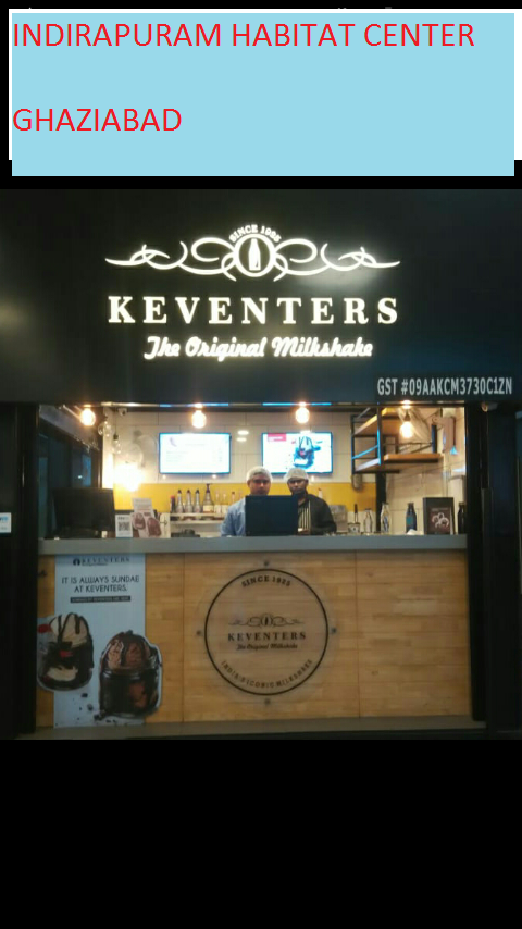 Keventers - Milkshakes & Desserts menu 