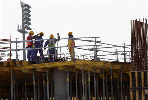 Migrant labourers work at a construction site at Aspire Zone in Doha, Qatar. Picture credits: Reuters