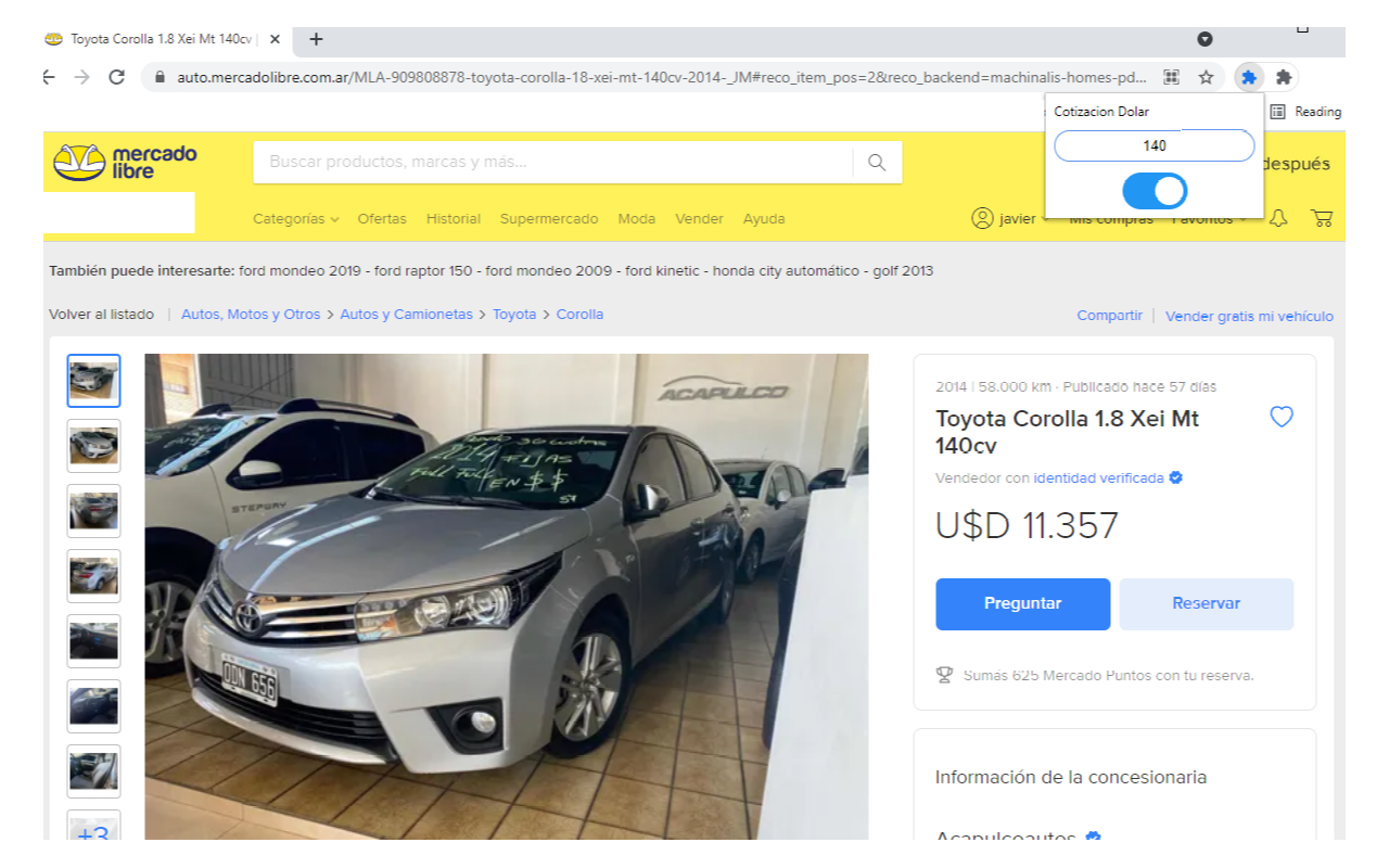 Dolarizar MercadoLibre Preview image 1