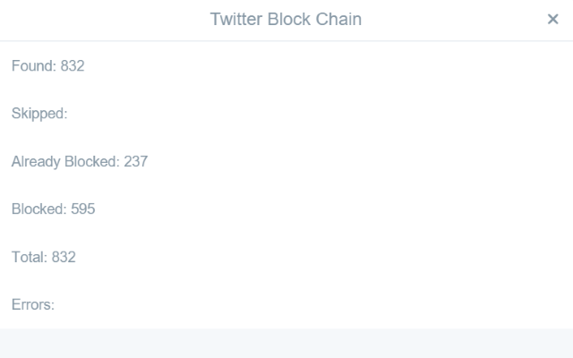 Twitter Block Chain Preview image 0