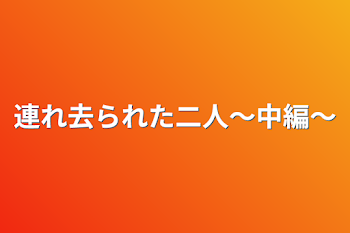 連れ去られた二人～中編～