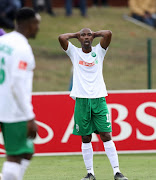 Siyabonga Nomvethe (R) of Amazulu during the Absa Premiership match between Golden Arrows and AmaZulu FC at Princess Magogo Stadium on September 17, 2017 in Durban, South Africa. 