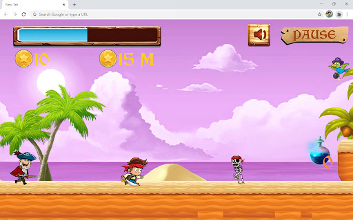 Pirate Run Away Action Game