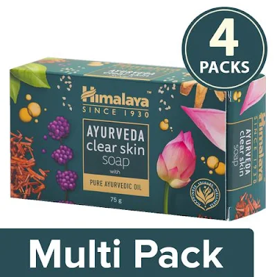 Himalaya Ayur Ayurveda Clear Skin Soap (300 Gms) - 4*75 gm