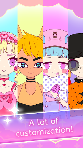 Screenshot Roxie Girl anime avatar maker