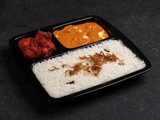 Ghee Rice + Kabab + Butter Chicken Half