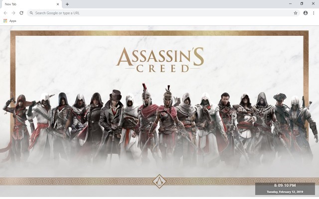 Assasin’s Creed Odyssey Custom New Tab