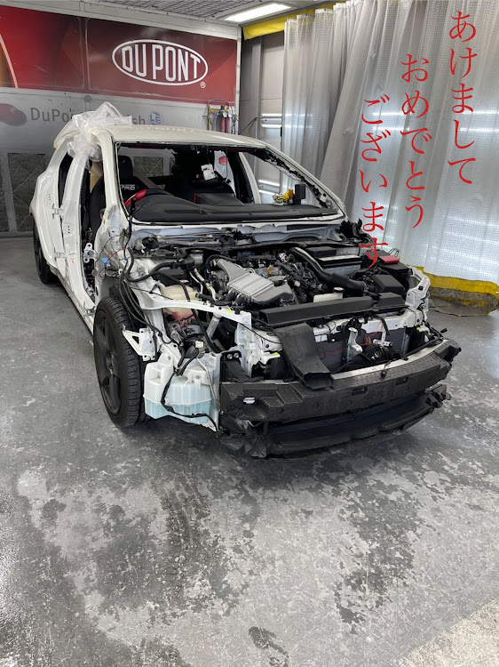 カローラスポーツの愛車入院中・カローラスポーツ・あけましておめでとうございます・今年もよろしくお願いしますに関するカスタム事例の投稿画像1枚目
