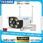 Camera Yoosee Ngoài Trời Wifi - Đàm Thoại 2 Chiều - Có Màu Ban Đêm