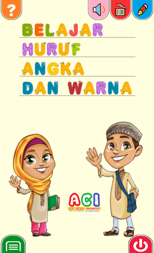 Mengenal Huruf Angka dan Warna