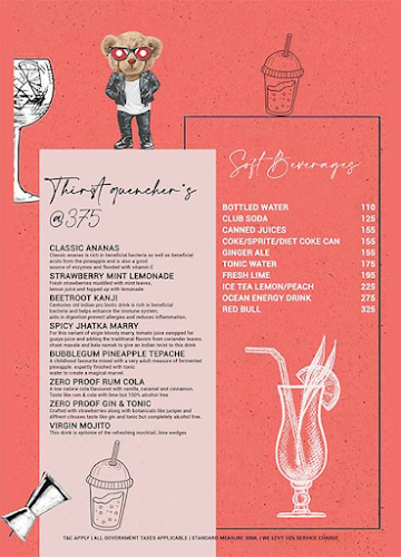 Ru-Bar-Ru menu 