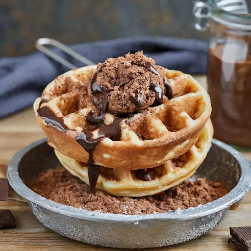 Tiramisu Brownie Waffle