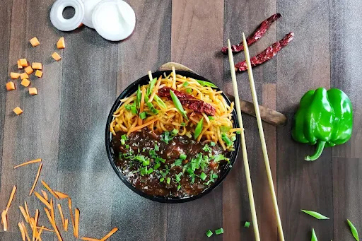 Chilli Basil Noodles And Veg Manchurian Bowl