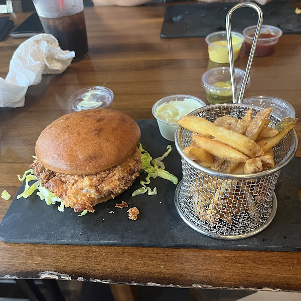 gluten free fried chicken and fries