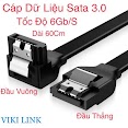 Dây Cáp Tín Hiệu Sata 3 - 6G/S Mới Hàng Zin Theo Main, Keo Tản Nhiệt, Giúp Kết Nối Ổ Cứng, Ssd Hdd Với Mainboard, Dài 60Cm.
