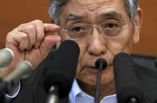 Bank of Japan governor Haruhiko Kuroda. Picture: REUTERS