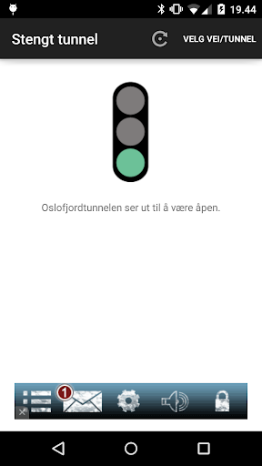 Stengt Tunnel - er veien åpen