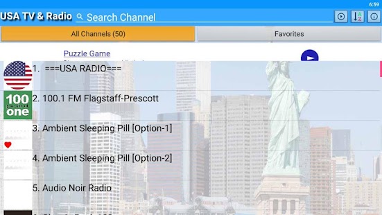 USA TV & Radio Ekran görüntüsü