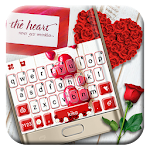 Cover Image of Descargar Red Valentines Love Keyboard Theme 1.0 APK