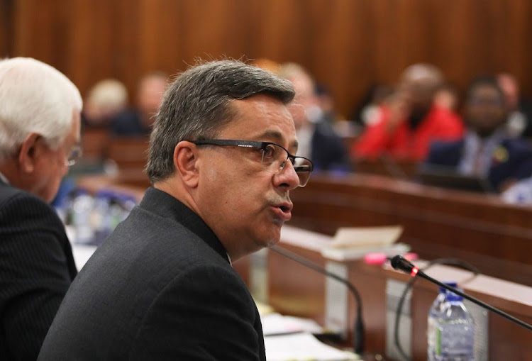 Former Steinhoff CEO Markus Jooste in parliament on Wednesday 5 September 2018.