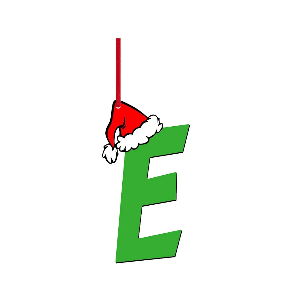 Kerstboom Decoratieve Hanger Letters Grinch Kerstmuts Hangende Decoraties Kerstversiering Leuke Kerstcadeaus