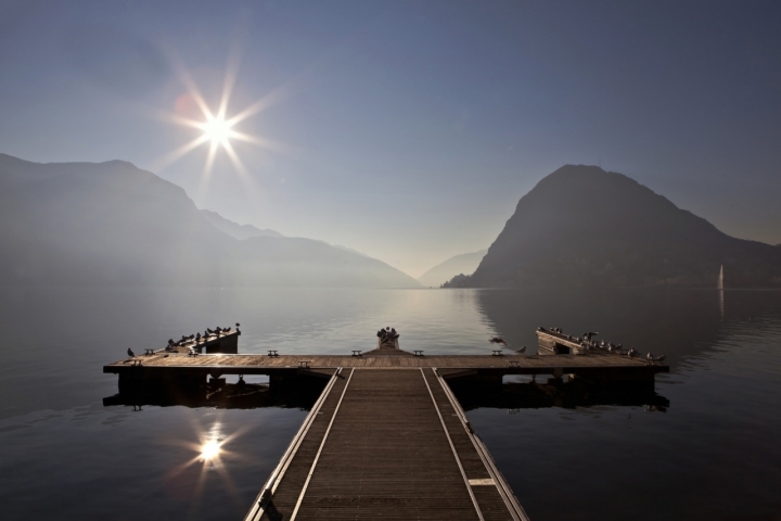 Lago di Lugano di Ticino-Joana