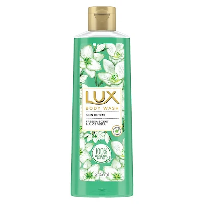 Lux Skin Detox Freesia Scent And Aloe Vera Body Wash - 245 ml