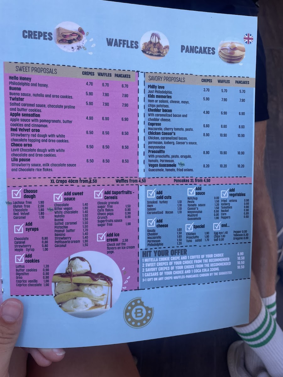 Bon Bonheur gluten-free menu