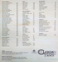 The Clock Town Restaurant menu 2