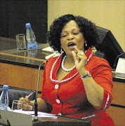 Gauteng premier Nomvula Mokonyane.  PHOTO: SIBUSISO MSIBI