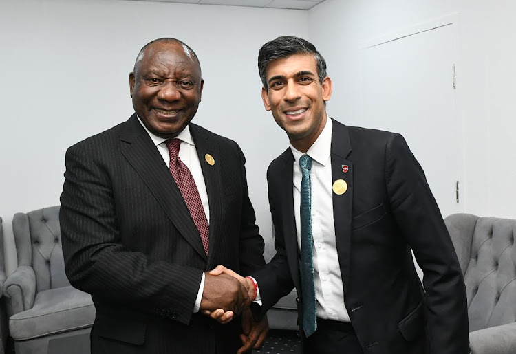 President Cyril Ramaphosa will have plenty to talk about when he meets UK Prime Minister Rishi Sunak in London next week.