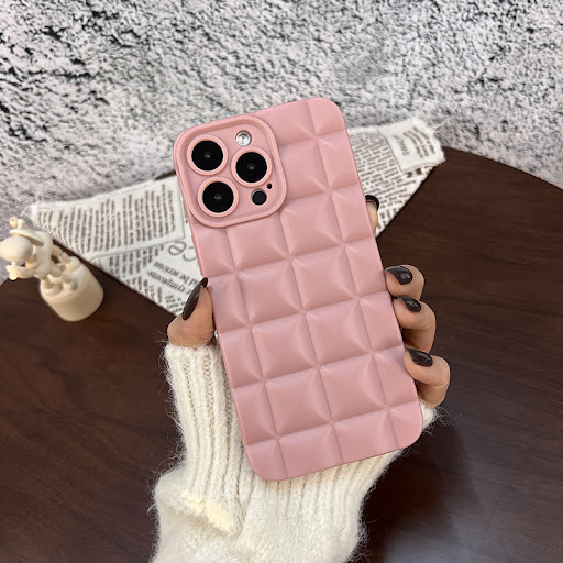 Title 6, Silicone three-dimensional lattice phone case p...