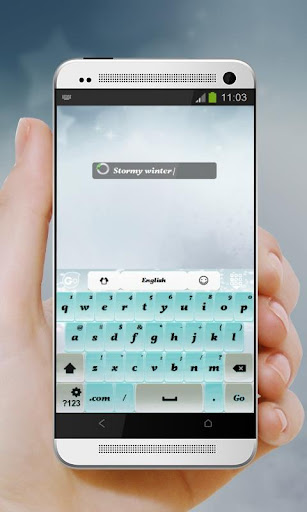 免費下載個人化APP|폭풍우 치는 겨울 키보드 app開箱文|APP開箱王
