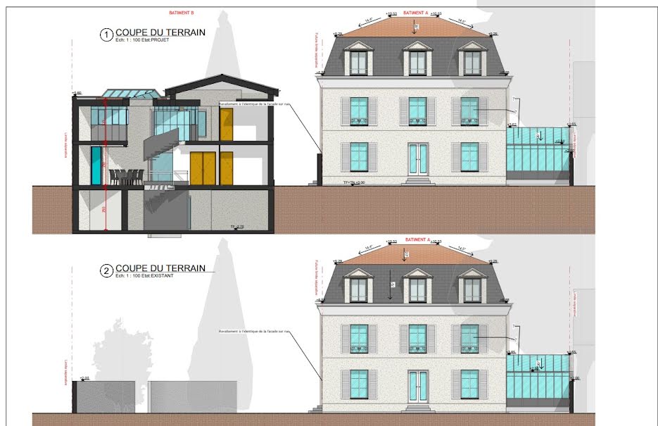 Vente terrain  447 m² à Chatenay-malabry (92290), 1 092 000 €