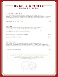 Sorrentina All Day Dining menu 1