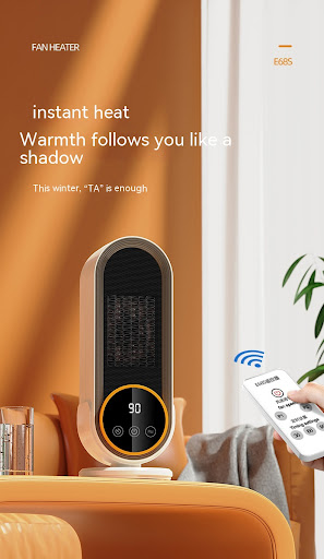 Title 12, High Power 1200W Warm Air Blower Desktop Heater...