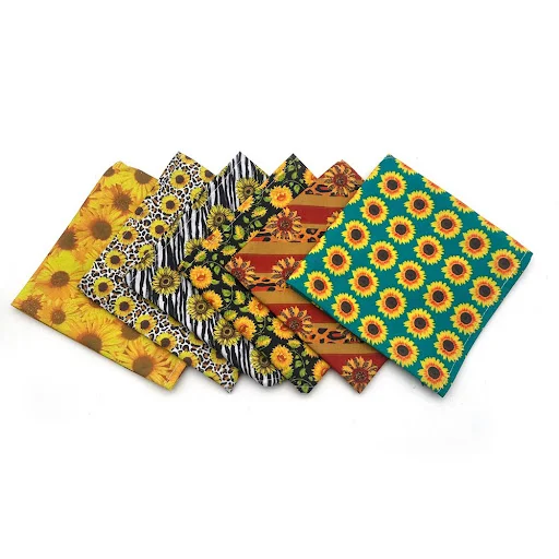 30pcs Dog Bandana Flowers Style Pet Bandana Dog Bib Scarf Adjustable Washable Dog Triangle Scarf for Small Medium Dog Pu