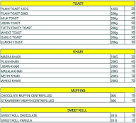 TGB Cafe N Bakery menu 3