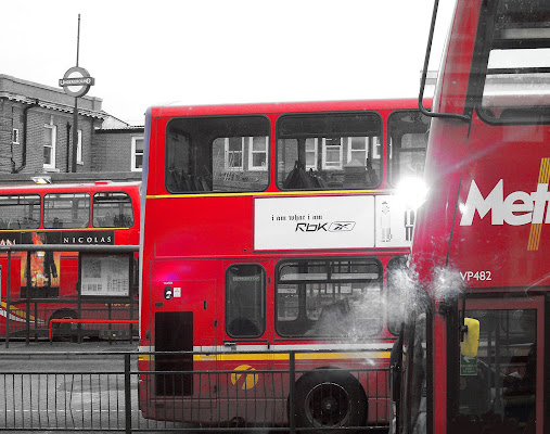 London Red Buses di BlueBetty