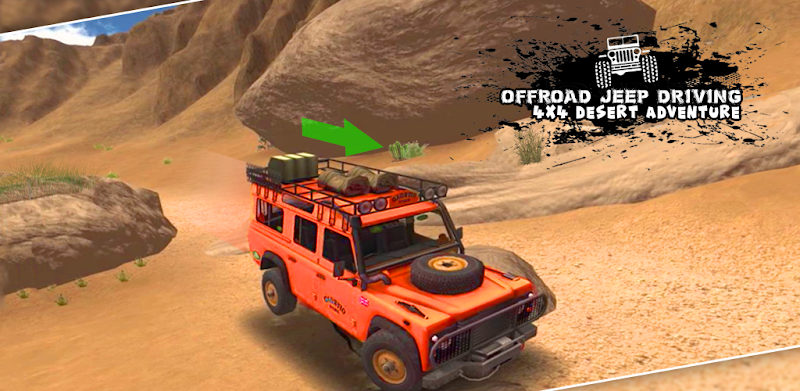 Offroad Jeep Driving  4x4 Desert Adventure