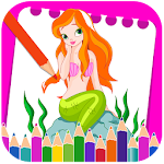Cover Image of 下载 Mermaid Coloring Book & Drawing Book 1.0.0 APK