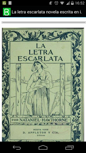 La letra escarlata