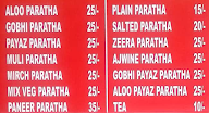 Praveen Paratha Corner menu 1