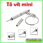 Tô Vít Mini 2 Đầu Kiêm Móc Khóa Vặn Kính, Đồng Hồ, Điện Thoại...