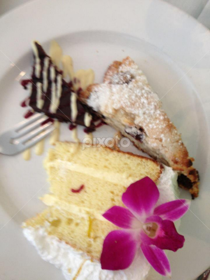 Dessert Yesterday At Watts Tea Room Yummy Sunshine Cake