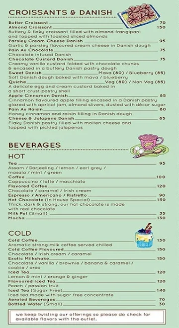 Theobroma menu 