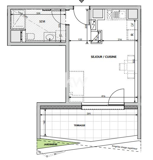 Vente appartement 1 pièce 27.86 m² à Strasbourg (67000), 228 000 €