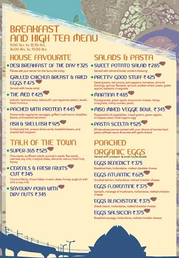 Cafe Delhi Heights menu 