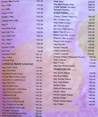 Hotel Jatra menu 3